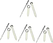ARTIBETTER 4 Sets Luminous Watch Hands Replacement for Hour Second Iron Material Watch Parts Easy to Read in Dark Repair Kit