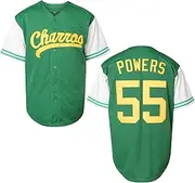 MESOSPERO Kenny Powers Baseball Jersey #55 Myrtle Beach Mermen Stitched Men Movie Baseball Jersey Blue Green S-3XL