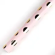 Wrapping Paper Bronzing Polka Dot Paper Three Colors Available Simplicity Exquisiteness Wrapping Paper (Color : Pink)