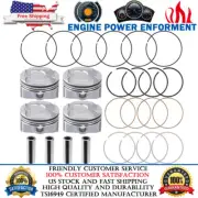 Oversize +0.5mm Piston & Ring Kit For Hyundai Veloster Accent Kia Rio Soul 1.6L (for: Hyundai)