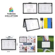 Large Soccer , 16" x 12" Clipboard Tactical Magnetic Board Kit with Dry Erase...