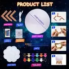 Paint Your Own Moon Lamp Kit Gifts DIY 3D Moon Light Cool Galaxy Lamp NEW