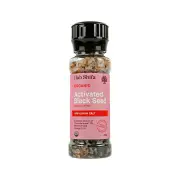 Hab Shifa Organic Activated Black Seed Grinder Himalayan Salt 200 gm