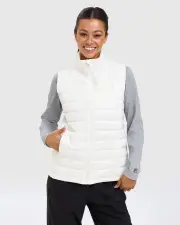 Women's Carpo Lite Puffer Vest - COCONUT - COCONUT