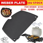 Half Griddle Replacement Part For Weber Plate Q100 Q120 Q1000 Q1200 Series BBQ