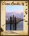 Outer Banks North Carolina Laser Engraved Wood Picture Frame Portrait (3 x 5)