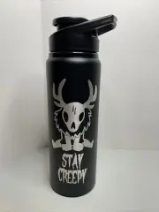 24 Oz Wendigo “Stay Creepy” Sports Water Bottle Lightweight