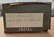 NEW Omnia Industries Passage Latch 105LPA38 "T" Strike