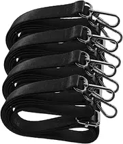 4pcs Adjustable Elastic Horse Blanket Leg Straps with Snap Buckles Durable Replacement Straps for Secure Attachment for Equestrian Use and Horse Riding