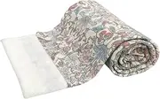 Romance Kosugi Official Nemuri Atelier Towel Blanket, Single, Made in Japan, V&A (Victoria & Albert Museum) Strawberry Thief Pattern, Gentle on The Skin, Pile Yarn, 100% Cotton, Pink