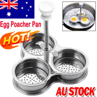 Egg Poacher Egg Boiler Cooker Egg Cooker Stainless Steel RO