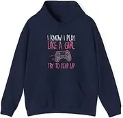 [VidiAmazing] I Know Play Like Girl Gamer Girls Kids Toddler Women ds083 T-Shirt
