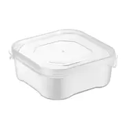 350ml Transparent PP Food Storage Container - Stackable, Space-Saving, Sealed & Heatable for Meal Prep