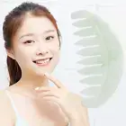 Natural Gua Sha Stone Board Anti-static Jade Body Massage Brushes Hair Care Tool