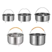 Quick Cooking Solution with Steamer Pot and Stainless Steel Basket Design