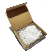 Wheaton™ 8-425 Dropper Tip Cap 8mm White Polypropylene 100/box - LABORATORY LAB