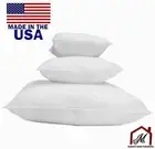Mybecca 13" x 18" Pillow Insert Hypoallergenic Polyester Square Cushion, White