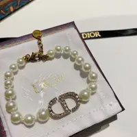 在飛比找蝦皮購物優惠-二手精品 迪奧 Dior 30 MONTAIGNE 珍珠手鏈