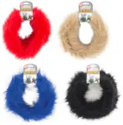Assorted Fuzzy Craft Stems 9' Red, Lions Mane, Blue, Black