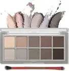 Erinde 10 Colors Eyeshadow Palette - Matte Shimmer Glitter Ultra-Blendable, H...