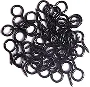 Mariyandh 100PCS 0.67 inches Silver Eye Hooks Screw Metal Eye Hooks Small Eyelet Screws(1#,100PCS)