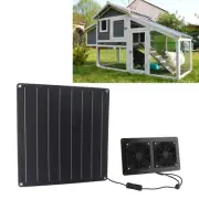 HG Solar Exhaust Fan Kit 12V 20W Solar Panel Fan With Switch Control
