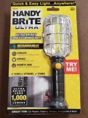 Handy Brite Ultra 1000 Lumens LED Rechargeable Cordless Handheld Flashlight New