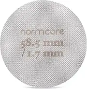 Normcore 58.5mm Puck Screen - Lower Shower Screen - Metal Coffee Reusable Filter for Espresso Portafilter Filter Basket 58mm - 1.7mm Thickness 150μm - 316 Stainless Steel