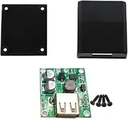Xunweiad Solar Panel Power Bank USB Charge Voltage Controller Regulator Power Supply with Case 5-20V Input 5V 2A Output