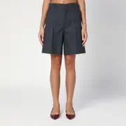 [GUCCI] Grey wool bermuda shorts 40 IT Grey