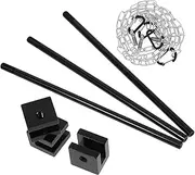 ibasenice 1 Set Adjustable Grill Pan Bracket for Bbq Camping Outdoor Cooking Portable Non Stick Steak Pan Holder Stable Kitchen Grill Tray Support for Garden Parties