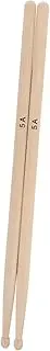 FRCOLOR 1 Pair Classic Maple Wood Drumsticks Wooden Drumsticks for Beginners Comfortable Grip Material for Daily Practice and Performance