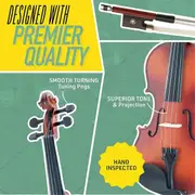 Violin 1/8 Violin,Music Instruments for Adults Child Violin, with Hard Case, Bow,Great for Beginner As Shown