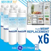 6 x GE MSWF Premium Compatible Fridge Water Filter Fits ESF25KGWA ESS25KSWA