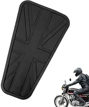 Rubber Motorcycle Tank Pads Vintage Grip | Anti-Slip Tank Sticker Protector For Retro Ride Style Knee Traction Rubber Shield Classic Design Adhesive Accessories Street Cruiser Custom