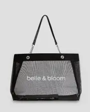 [Belle & Bloom] Wild Lover Tote Bag - Black/White