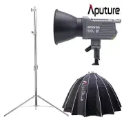 Amaran 100D-S 5600K 100w Camera LED Video Light + Light Dome III + 2.8m Stand