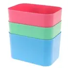 Home Rectangle Wall Hanging Planters Railing Flower PP Plastic Pots Baskets _in