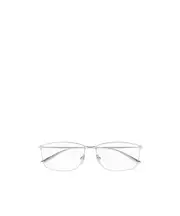 geometric plano mirror 60 silver
