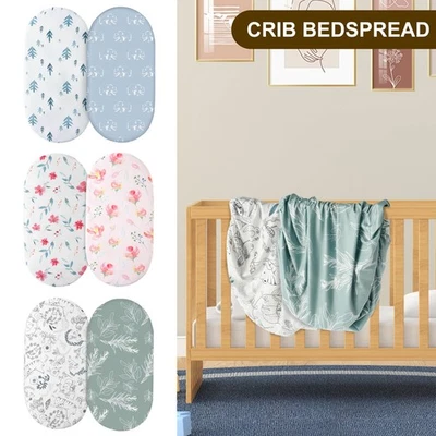 2Pcs Bassinet Sheets Comfortable Baby Bassinet Sheets Soft Baby Cradle tyjyn