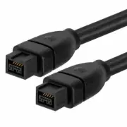 2X 2 FT Firewire cable 800 IEEE1394B 9 Pin to 9 Pin Male to Male
