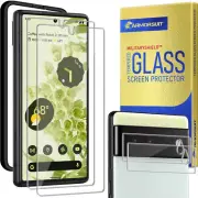 ArmorSuit [2 Pack] Glass Designed Pixel 6 +Camera Lenses Screen Protector USA