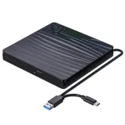 External CD/DVD Drive for Laptop, USB 3.0 & Type-C Portable CD DVD +/-RW8370