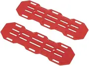 Generic RC Climbing Car Ramp Board 1:10 for Auto Modifications, Red