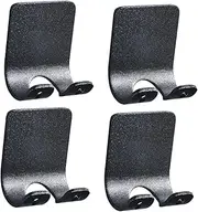 4Pcs Heavy Duty Shaver Holder Hook Space Bathroom Storage for Razors Towels Coats and Cooking Tools Punch Design for Easy Installation