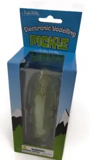 Archie McPhee Electronic Yodelling Pickle Toy New Sealed