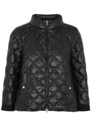 Herno Diamond-quilted Shell Jacket - Black - 48 (UK16 / XL) 48 (UK16 / XL)
