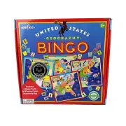 Eeboo United States Geography BINGO Board Game Classroom Teacher Tools NEW