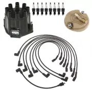 ACDelco Ignition Kit Distributor Rotor Cap Wire Spark Plugs For Chevrolet 6.7 V8