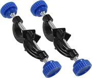 iplusmile Lab Stand Clamp Fixture Rack 2pcs Aluminum Spray Clamp Cross Clamp Stand Clamp Holder for Research Home